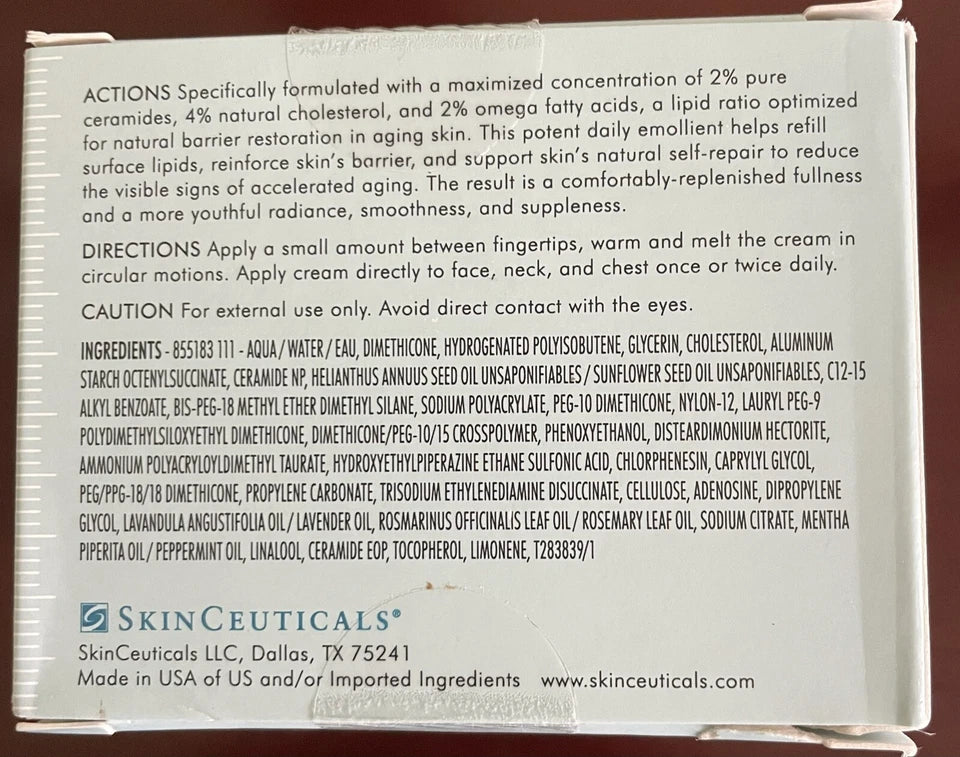 SKINCEUTICALS TRIPLE LIPID RESTORE 2:4:2 FULL SIZE 1.6 OZ AUTHENTIC FRESH SEALED